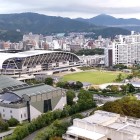 ⑩	広島市民球場跡地とサンフレッチェ広島の新スタジアム