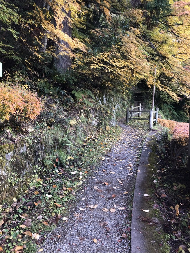 本丸跡搦手登城口