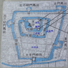 松本城の縄張り(パンフレットより)