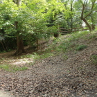 本丸南側の土塁