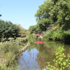 本丸西側の堀跡(神戸公園)