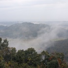 霧に煙る虎御前山城