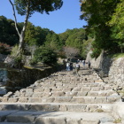 180ｍある大手道