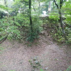 持仏堂曲輪の堀