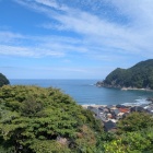 日本海が見える