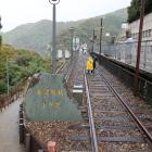 余部鉄橋空の駅・旧鉄橋の線路を歩ける