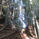 堀切　籠鼻砦方面