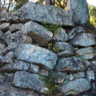 天守横の信長時代の石垣