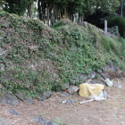 同左二段石垣の上段石垣