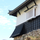 石落としと格子窓、潮見櫓西面