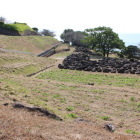 本丸外桝形虎口南多門櫓台？より南天草丸方向へ