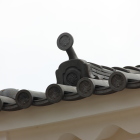 渡櫓門屋根は揚羽蝶紋