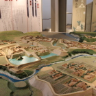 立体模型ジオラマ大手側より