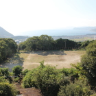 展望台からの眺望、遠く東シナ海が見える