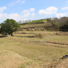 本丸櫓台南西角と周辺をワイドに