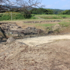 本丸外枡形虎口埋門上より西方向へ