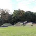 三の曲輪虎口と四脚門