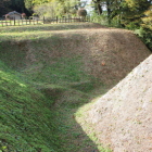 二の曲輪角馬出周囲の空堀