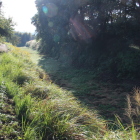 北の壕を西から東へ