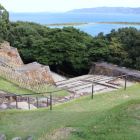 二の丸東下二の丸虎口石垣南より