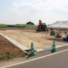 同左近くに便益施設工事中