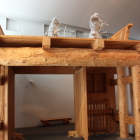 復元櫓門を裏側より