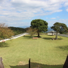 出丸を二の丸北虎口より眺める