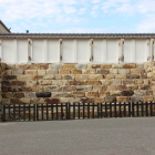 中ノ御門枡形東裏側雁木白土塀狭間無し