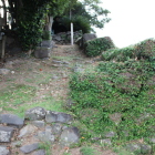 本丸南端西向き虎口石垣周り