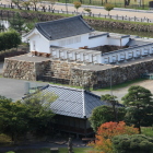 中ノ御門を二の丸三階櫓台より