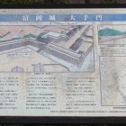 富岡城大手門説明板