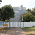 復興西三階櫓は改修工事中