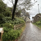 搦手筋、埋門と天守