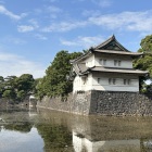 巽櫓、奥に桔梗門