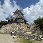 天守。今更ですが、天守台と天守の大きさが合っていないのでは？