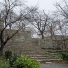 切手門の石段と石垣