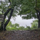 この日の眺望は残念