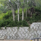 土塁の内側はグラウンド