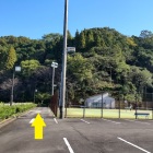 ⑦	テニスコート横（ここを通ります）