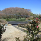 神守寺前から城址方面