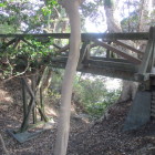 最初の堀切をやや下から