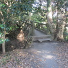 最初の堀切・木橋