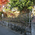 山下長者屋敷の土塁跡