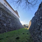 西の丸と出曲輪の間の大堀切