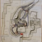 プレミアム彦根城石垣探検ツアーのルート図