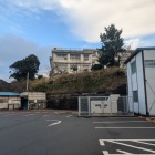 市役所駐車場より