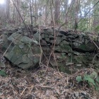 最上段に近い石垣