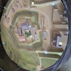 堀越城の復元模型