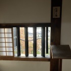 一層窓から見える木曽川