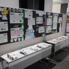 地元小学生による小机城のコーナー